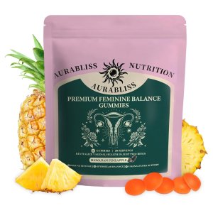 Aurabliss 凤梨女性平衡软糖 60粒 调节PH值
