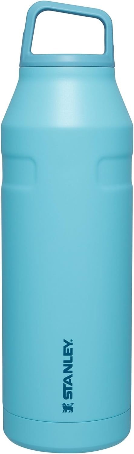 IceFlow Insulated Stainless Steel Water Bottle Wide Mouth Lid