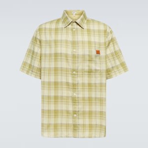 Loewe 短袖格子衬衫