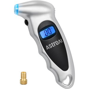 AstroAI 胎压计 银色 0-150PSI
