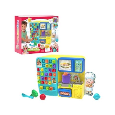 COCOMELON Just Play Learning Kitchen 34-Piece Set