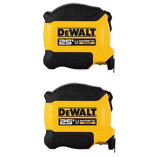 DeWALT Magnetic Tape Measure 25ft 2-Pack