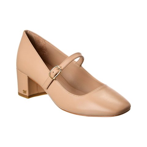 louise 50 皮革玛丽珍高跟鞋