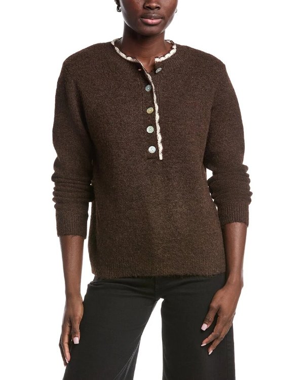 albertena Knit Cashmere-Blend Cardigan