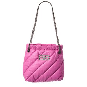 Balenciaga Crush XS 菱格链条皮包