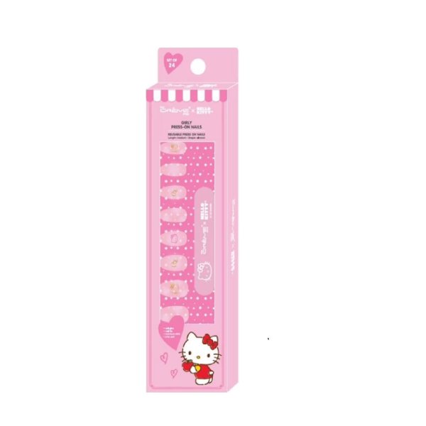 The Creme Shop Hello Kitty Press On Nails Medium Almond