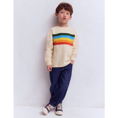 Mid-weight T-shirt Oatmeal Marl