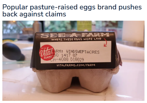 美国这款超火的牧场鸡蛋🥚被网友发现只是营销？