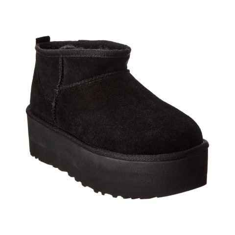 Classic Ultra Mini 麂皮厚底靴