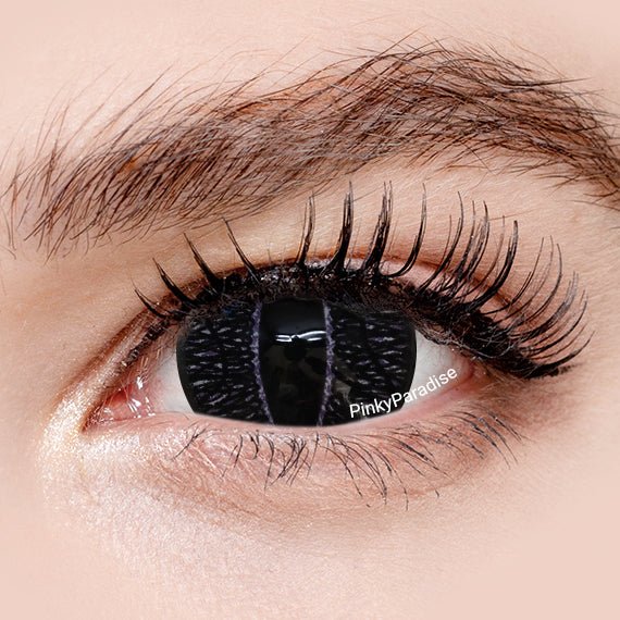 PinkyParadise Princess Pinky Black Lizard Mini Sclera Yearly Contacts