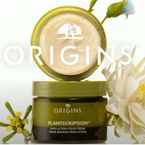 $100Origins 新品三重抗老植物面霜