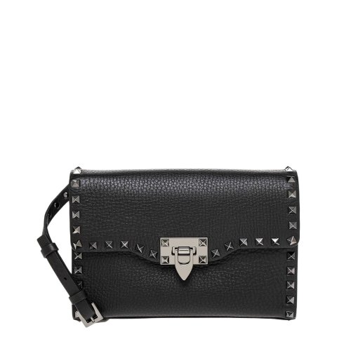 Rockstud 小号荔枝纹斜挎包