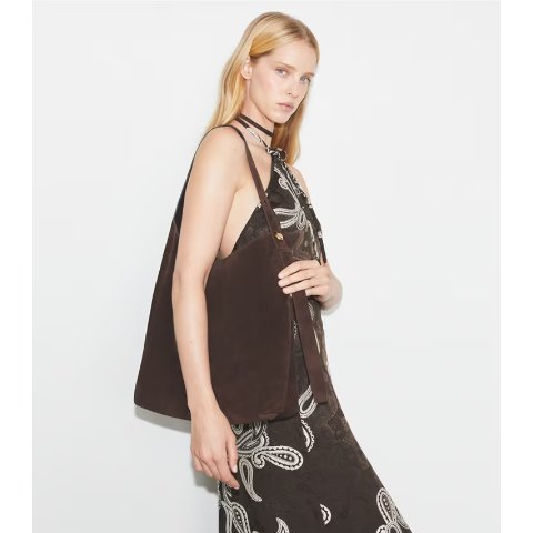 ROMY 麂皮单肩包