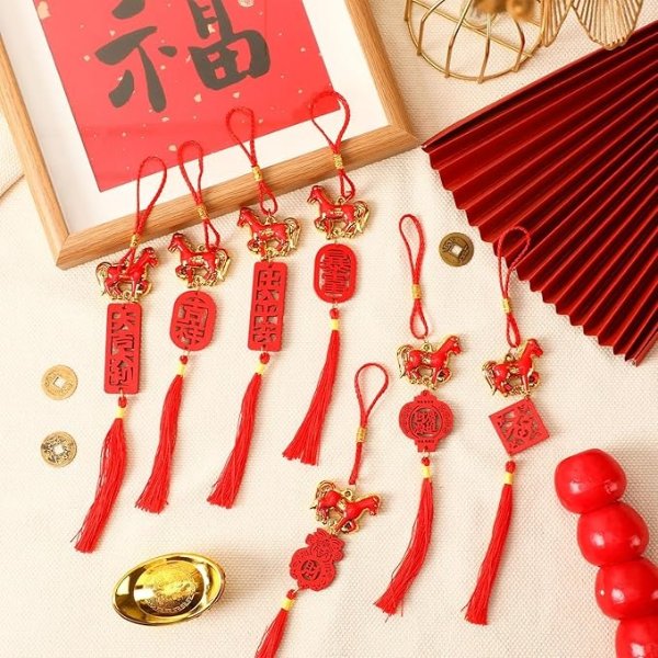 Year of Horse New Year Hanging Decor 16pcs