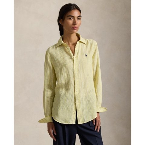 Ralph LaurenClassic Fit Striped Linen Shirt