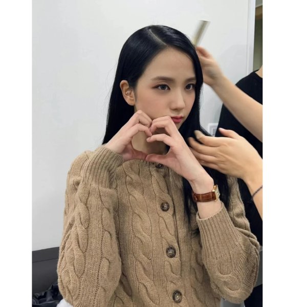Cable-knit wool and cashmere cardigan
