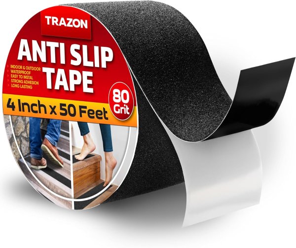 Grip Tape Anti Slip Tape Black 4Inch x 50Ft