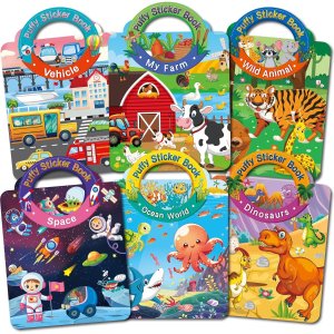 3D泡泡贴纸书 6套装