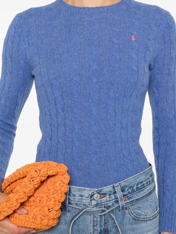 Polo Pony Embroidered Wool Sweater