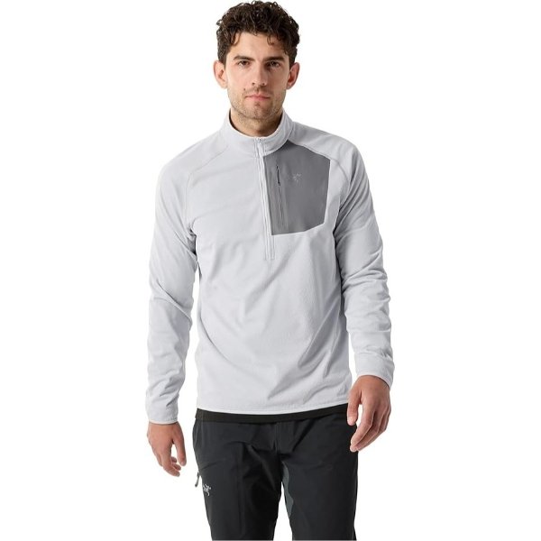 Arc'teryx Delta 1/2 Zip Men's | Warm, Breathable Performance Fleece Zip Neck