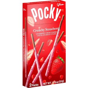 GLICO Pocky 草莓巧克力饼干棒 1.79盎司