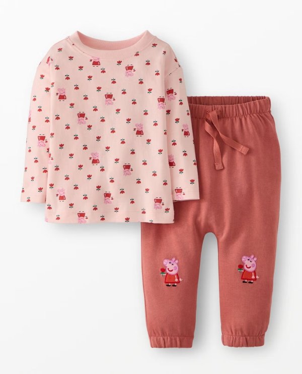 Peppa Pig Long Sleeve T-Shirt Sweatshirt Set