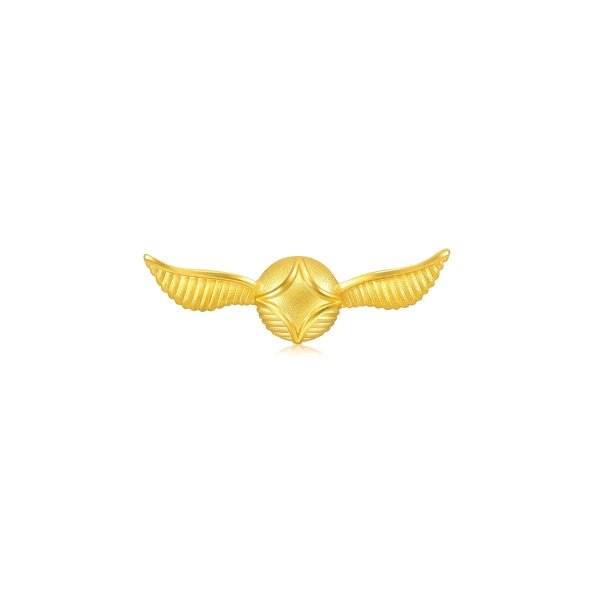 Gold Snitch Single Earring 999.9 Gold