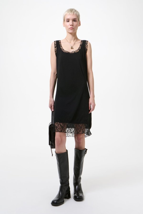 Dawn Dress Raven Mist Airveil Cotton