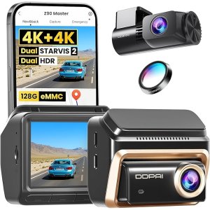 DDPAI Z90 Master Dual 4K 行车记录仪 128G