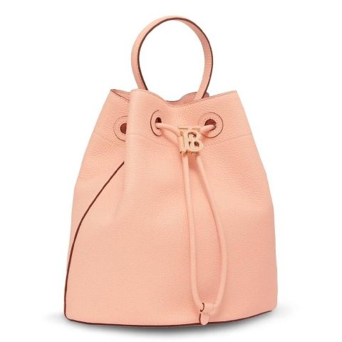 Burberry$50 Off $1000Small Monogram Drawstring Leather TB Bucket Bag