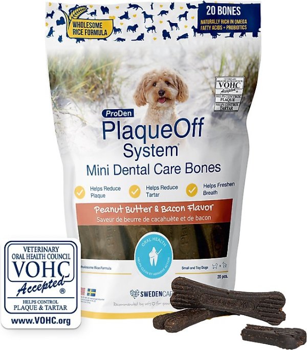 ProDen Mini Dog Dental Treats Peanut Butter & Bacon 12oz