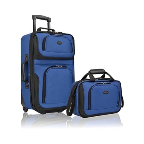  Rio Softside 2-Wheel Suitcase Blue