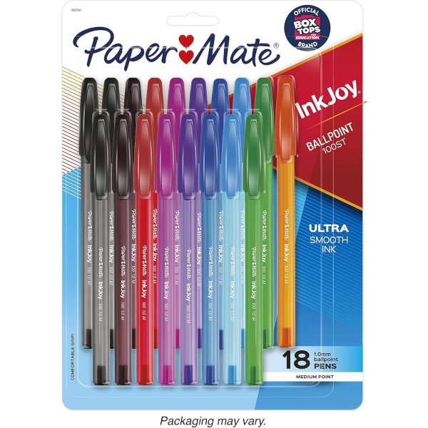 Paper Mate InkJoy 100ST Ballpoint Pens 18 Count