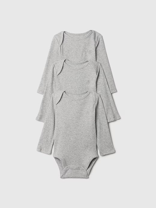 First Favorites Rib Bodysuit 3-Pack