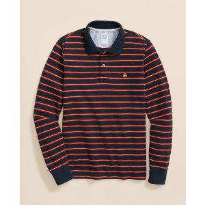 Brooks Brothers Golden Fleece 活力条纹长袖Polo衫