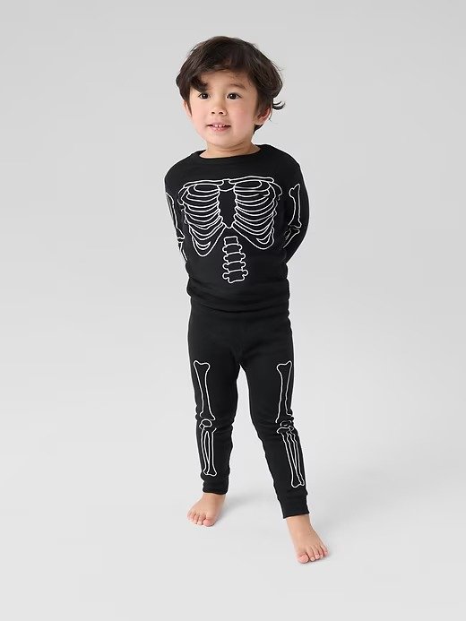  Kids Organic Cotton Glow-in-the-Dark PJ Set