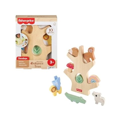  木质平衡树玩具 10片