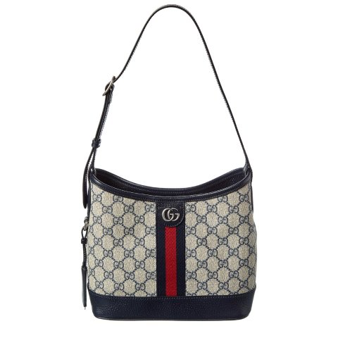 GucciOphidia GG小号帆布皮革单肩包