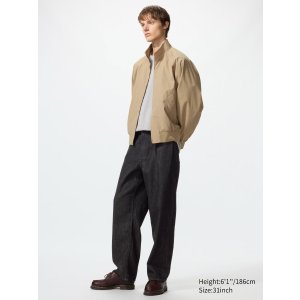 Uniqlo 宽版直筒牛仔裤