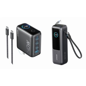 Anker 140W USB-C Laptop Charger 4-Port Portable Power Bank 25,000mAh