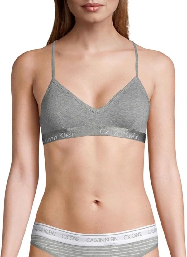 Calvin Klein Motive Women’s Cotton Lightly Lined Bralette