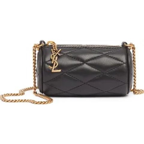Saint LaurentSade Quilted Leather Tube Bag