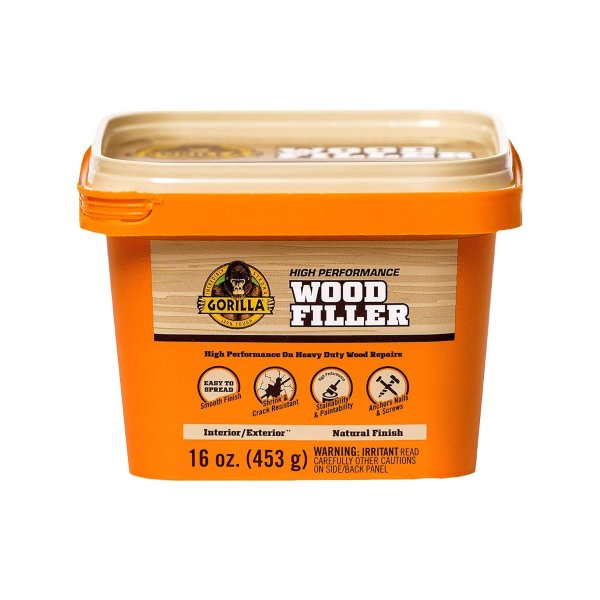Gorilla Wood Filler 16oz Natural Finish
