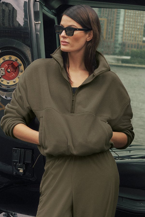 Polar Fleece Retreat Cover Up Olive Tree
