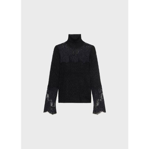 BlumarineLace Detail Knitted Top