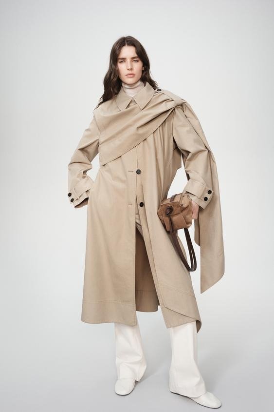 WOMAN Removable Vest Trench Coat 2 in 1
