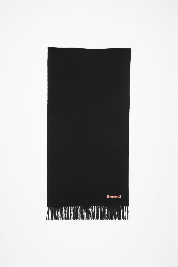 Cashmere Fringe Scarf Narrow
