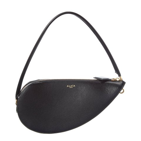 AlaiaLe Demi Coeur Leather Clutch