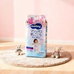 MOONY Baby Pull-Up Diaper Pant For Baby Girls Size L, 9-14kg, 44pc
