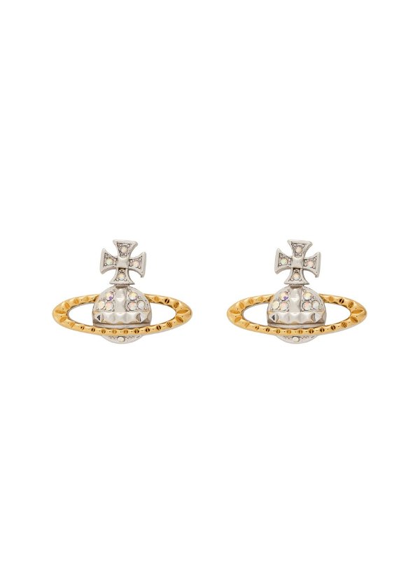 Mayfair Two-Toned Stud Earrings